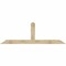Ekena Millwork Portland Rough Sawn Timber Gable Bracket, Douglas Fir, 96"W x 32"H x 4"D x 6"F, 8/12 Pitch GBW096X32X0406POR00RDF - alternate 1